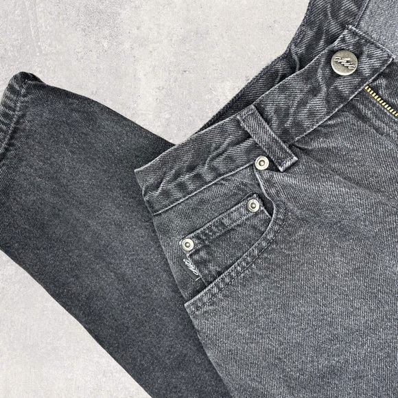 Vintage 90s Chic Black Denim Jeans - Picture 3 of 6